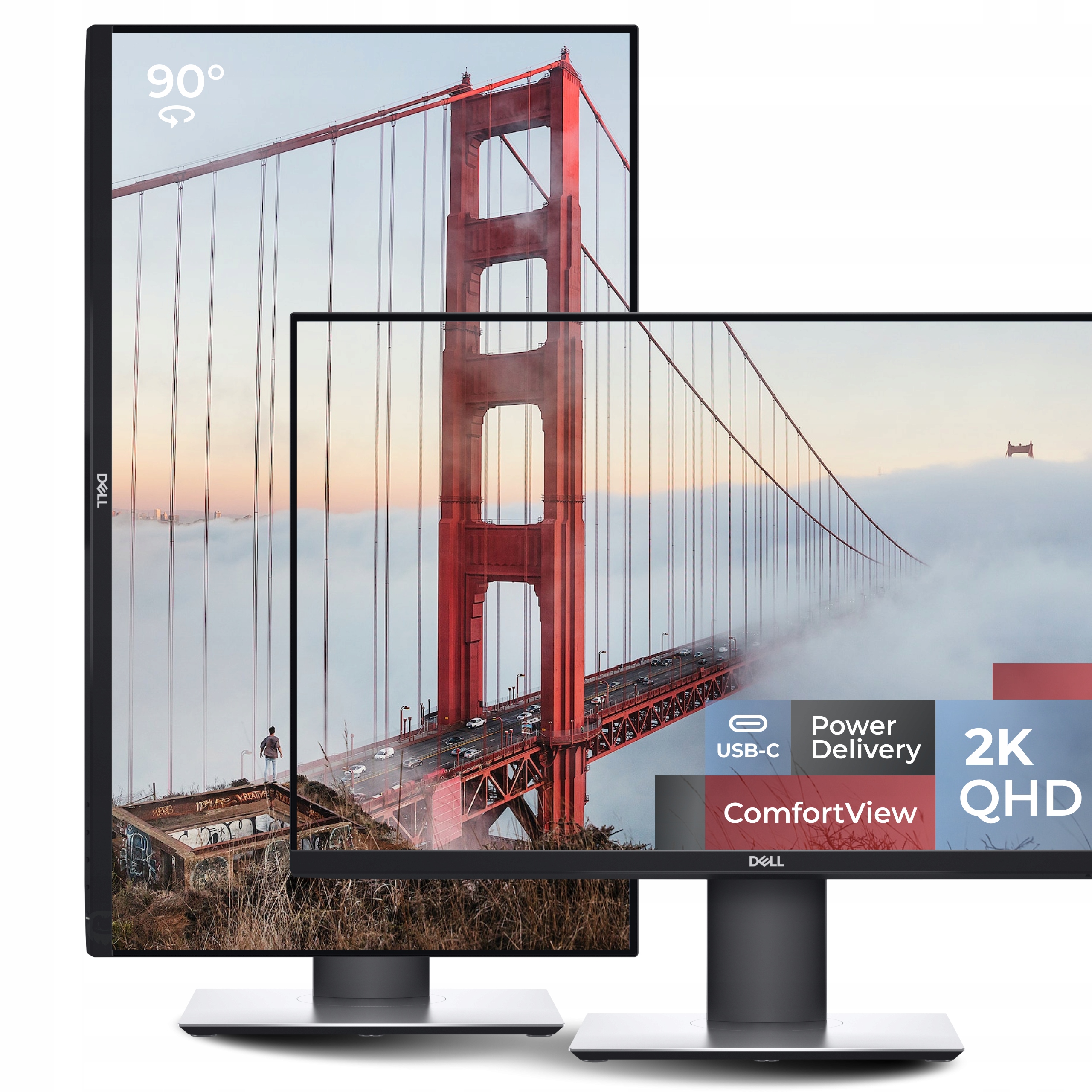 LED monitor Dell P2720DC 27" 2560 x 1440 px IPS / PLS